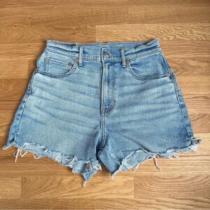 American Eagle Highest Rise 90s Boyfriend Jean Shorts Size 4 (Denim Light Blue)